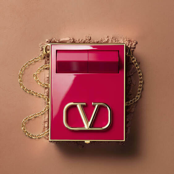 Go Clutch navulbaar compact poeder mini lippenstift Valentino